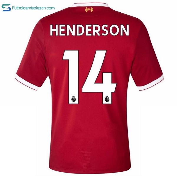 Camiseta Liverpool 1ª Henderson 2017/18